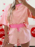 Anna Stripe Short Set