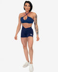 Bombshell BootyBoost Shorts - Crisp Navy