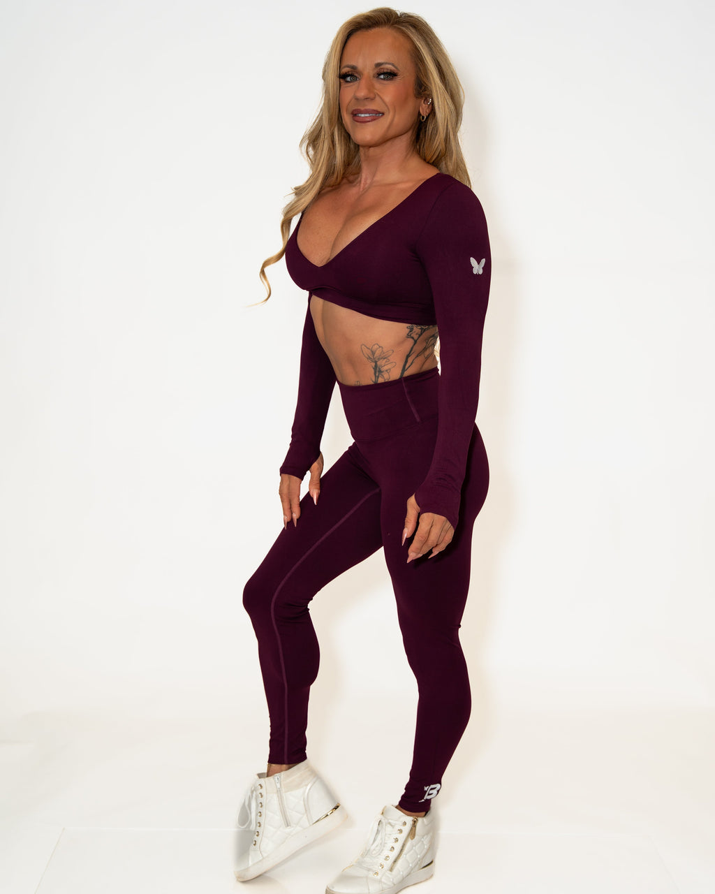 Bombshell Vixen Leggings - Dark Violet
