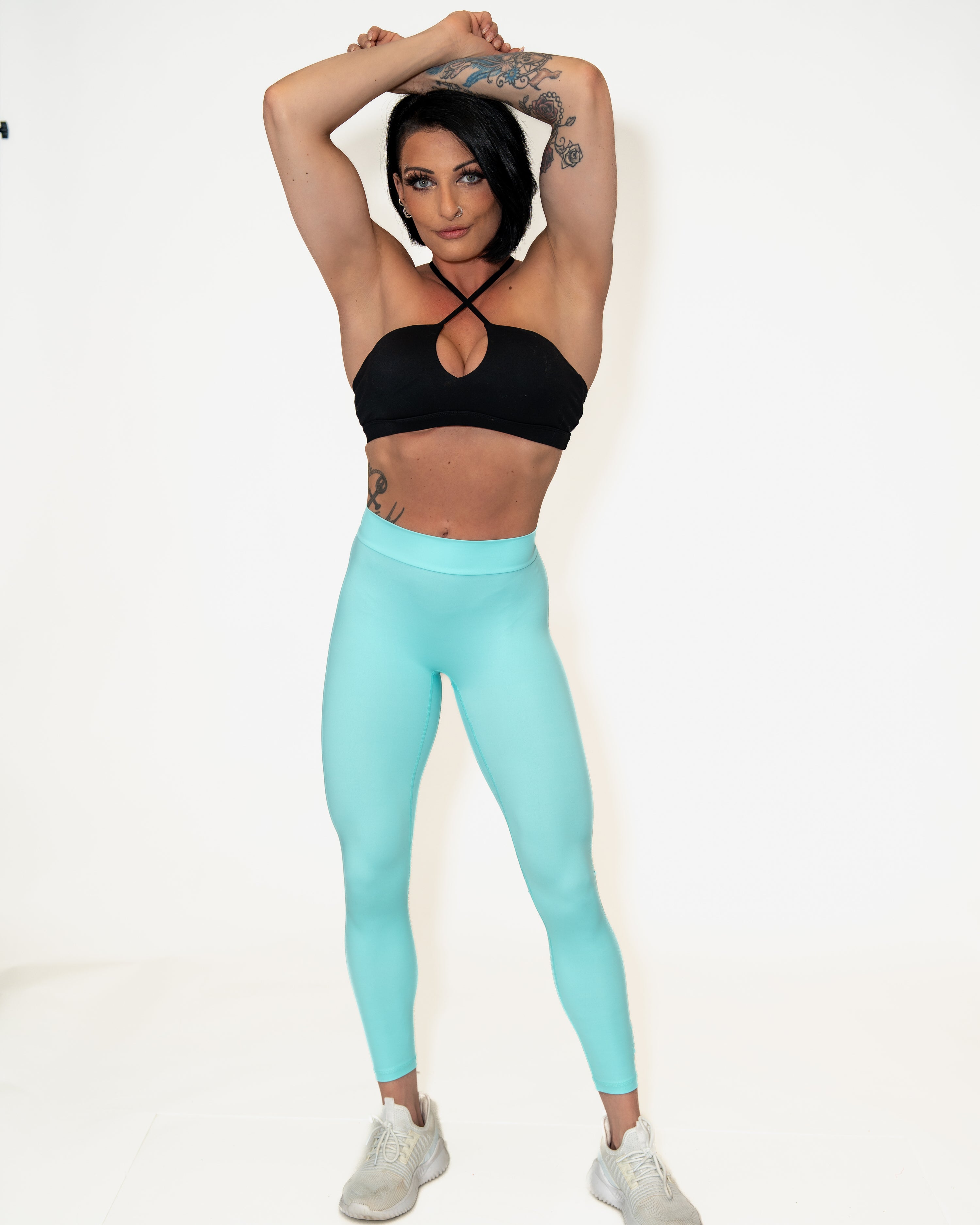 Bombshell Electric Lift Leggings - Arctic Ice Green